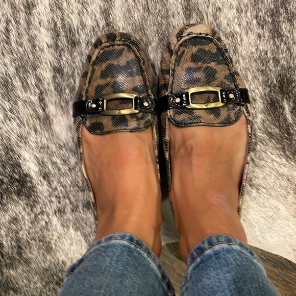 Joan and David  Animal Print Driving Mocassins - Picture 3 of 12